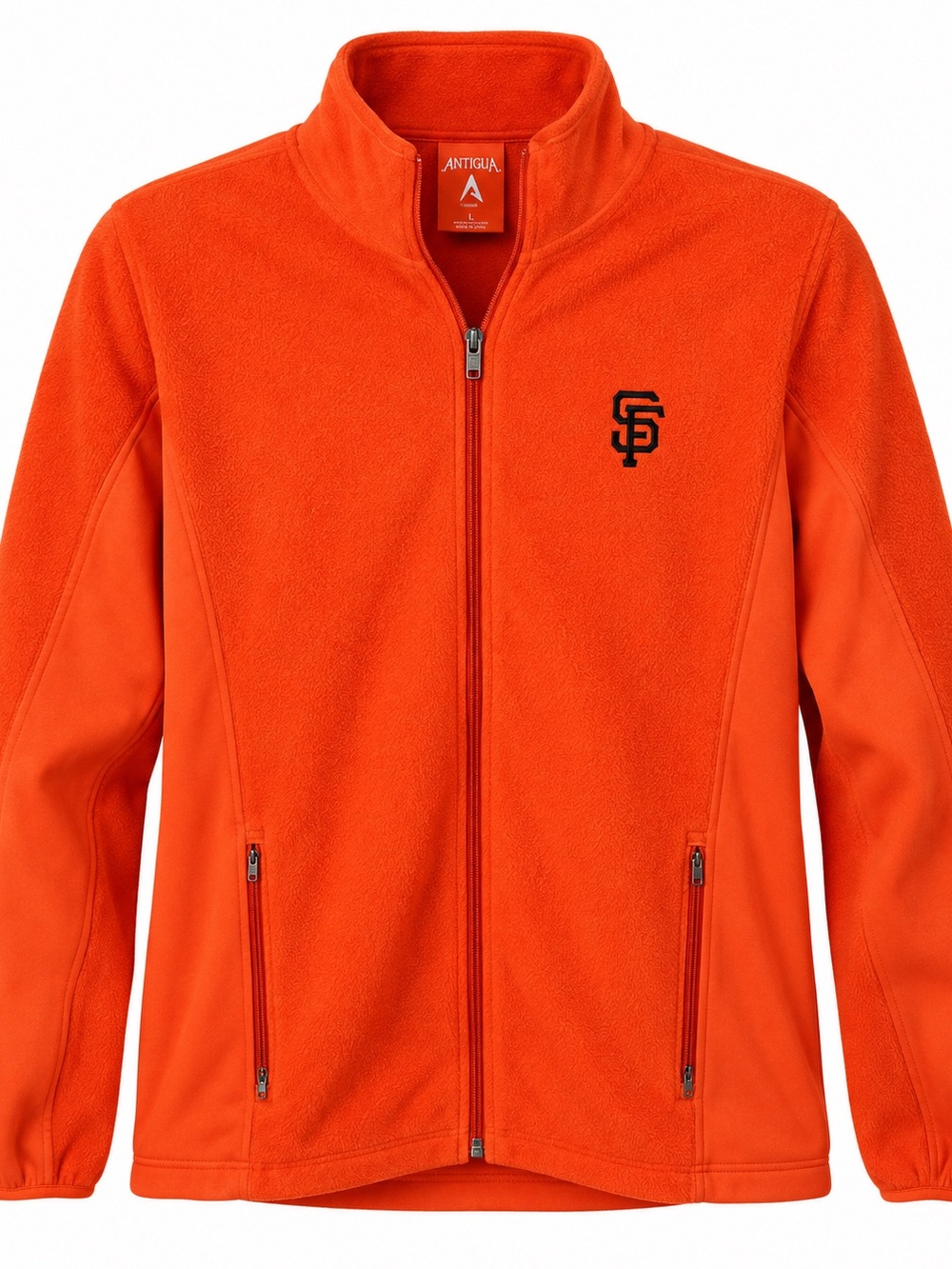 Antigua | San Francisco Giants | Women’s Orange Fleece Jacket | Size L